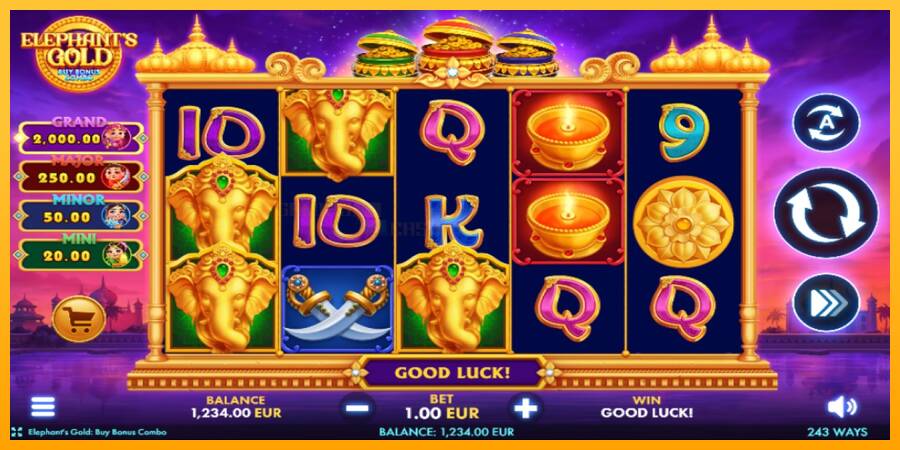 Elephants Gold Buy Bonus Combo игрална машина за пари, снимка 1