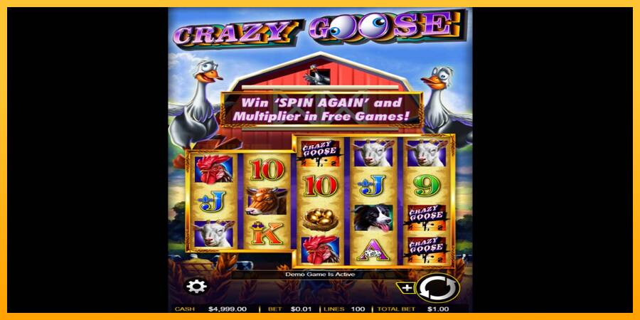 Crazy Goose игрална машина за пари, снимка 1