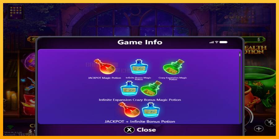 Wealth Potion игрална машина за пари, снимка 3