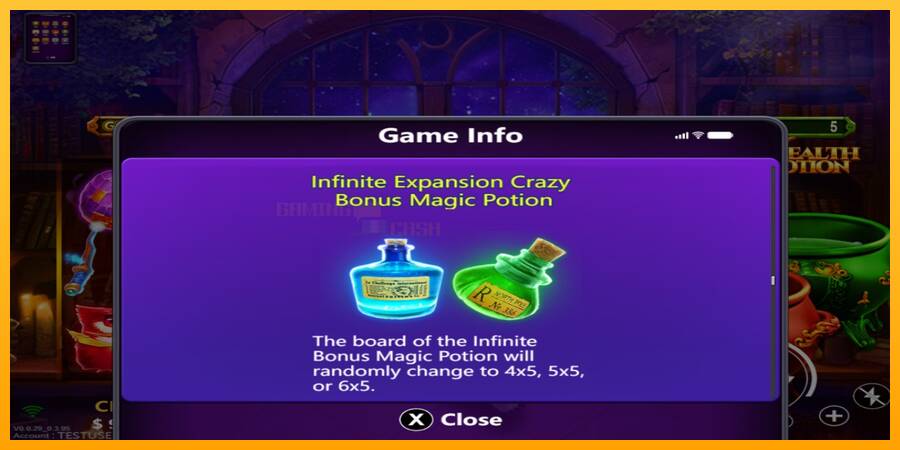 Wealth Potion игрална машина за пари, снимка 6