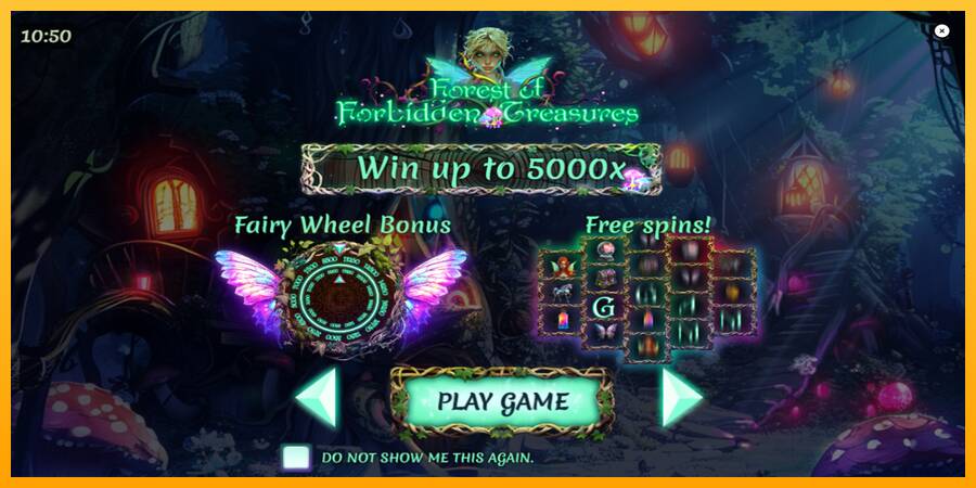 Forest of Forbidden Treasures игрална машина за пари, снимка 1