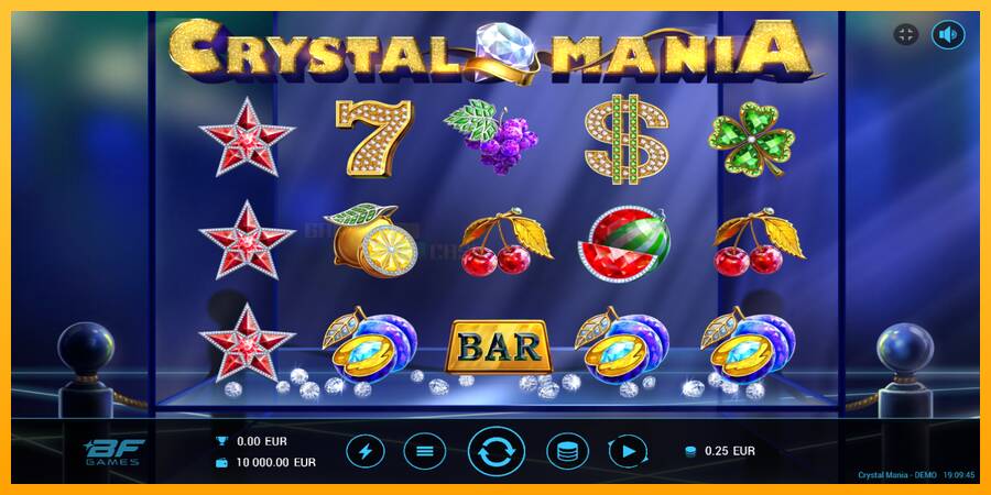 Crystal Mania игрална машина за пари, снимка 1