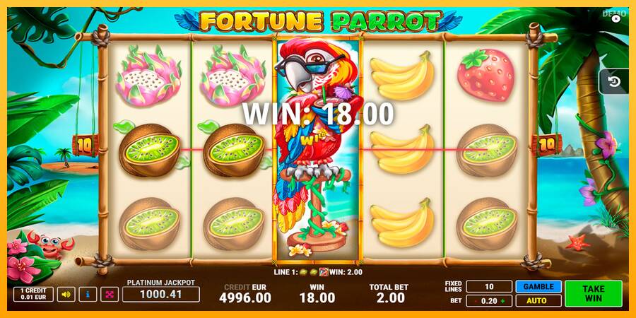 Fortune Parrot игрална машина за пари, снимка 2