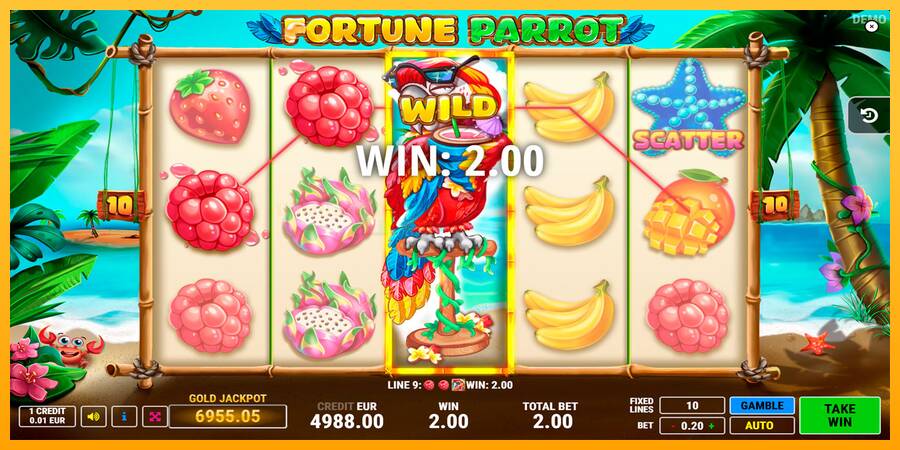 Fortune Parrot игрална машина за пари, снимка 4