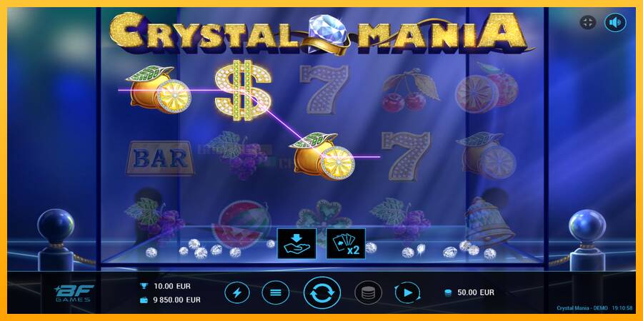 Crystal Mania игрална машина за пари, снимка 2