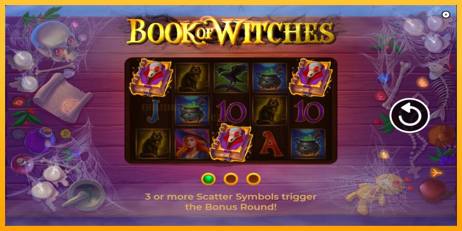 Book of Witches игрална машина за пари, снимка 1