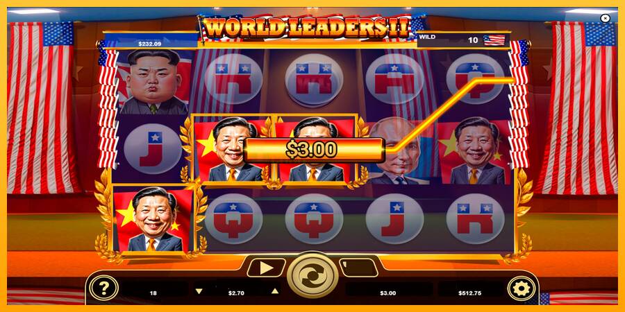 World Leaders II игрална машина за пари, снимка 4