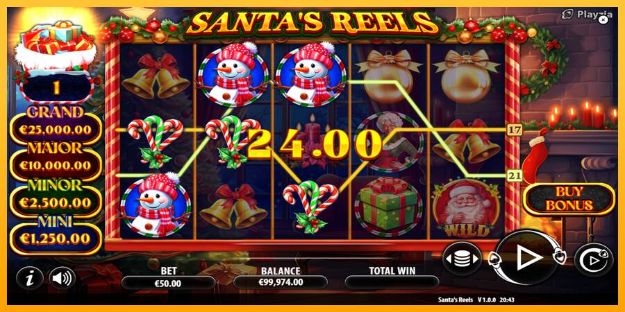 Santas Reels игрална машина за пари, снимка 3