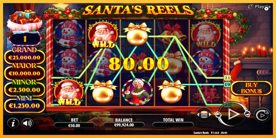 Santas Reels игрална машина за пари, снимка 4