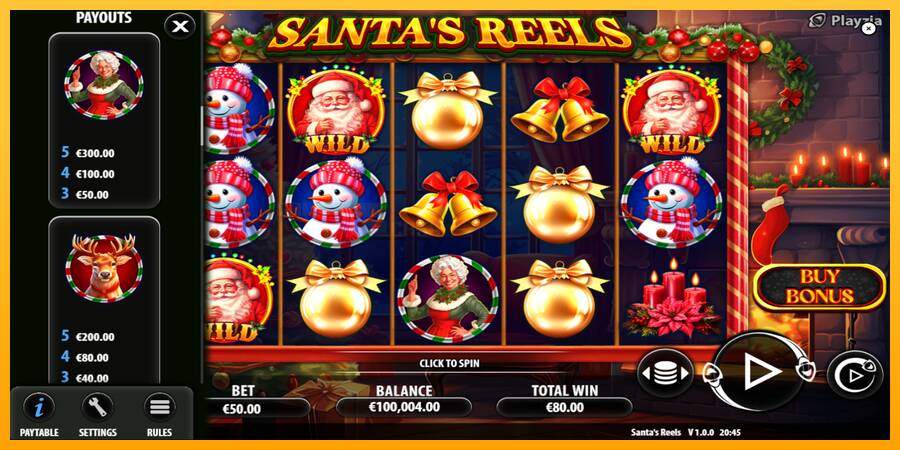 Santas Reels игрална машина за пари, снимка 6