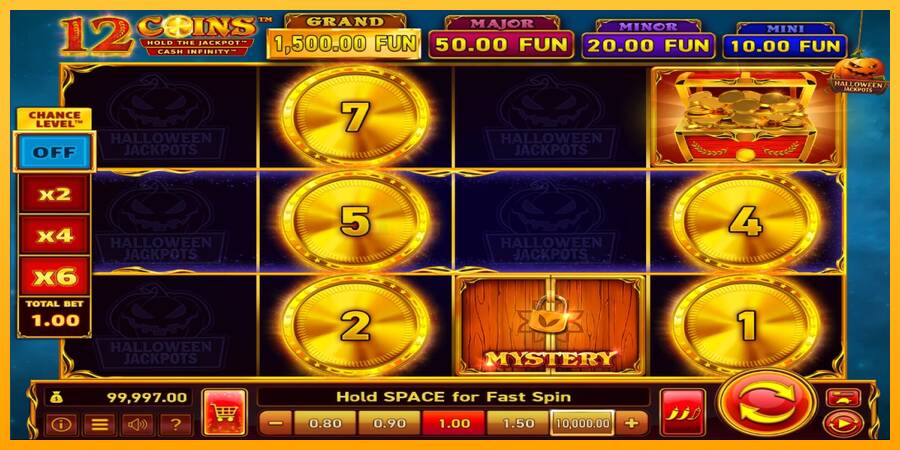 12 Coins Grand Gold Edition Halloween Jackpots игрална машина за пари, снимка 2