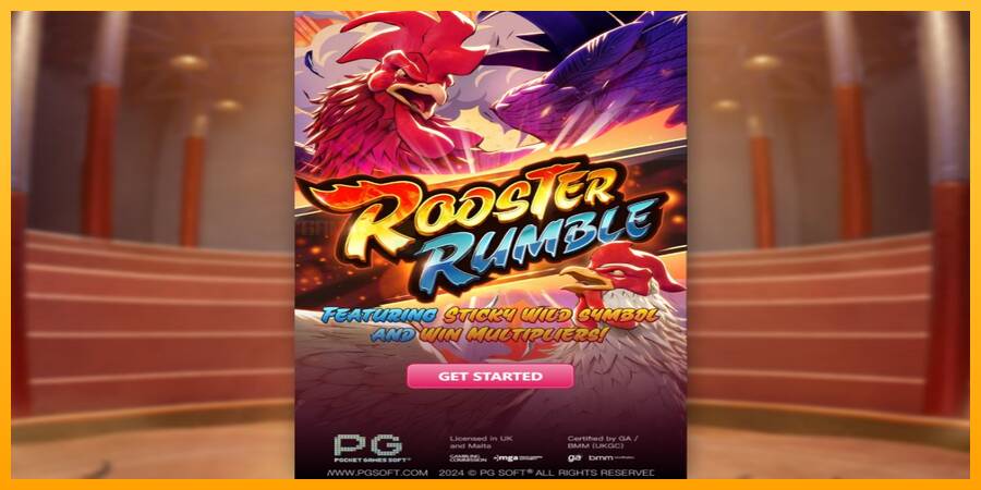 Rooster Rumble игрална машина за пари, снимка 1