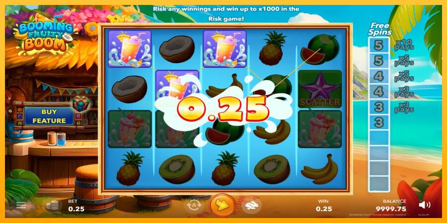 Booming Fruity Boom игрална машина за пари, снимка 3