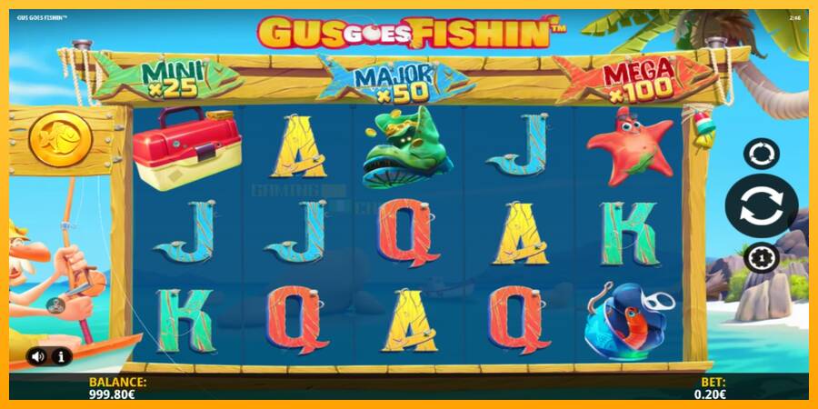 Gus Goes Fishin игрална машина за пари, снимка 2