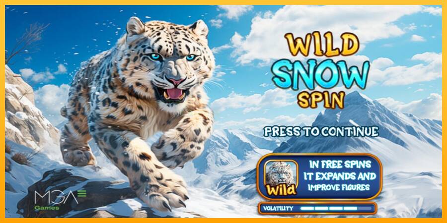 Wild Snow Spin игрална машина за пари, снимка 1