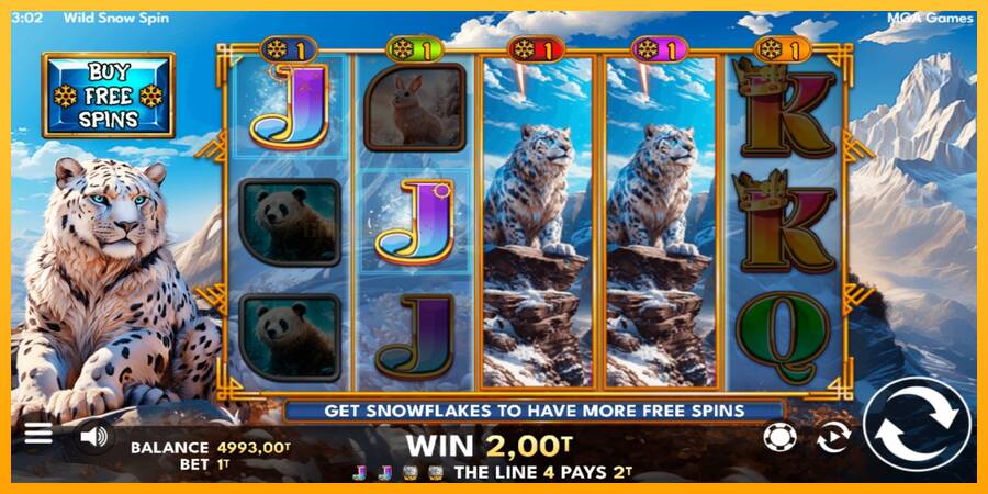 Wild Snow Spin игрална машина за пари, снимка 3