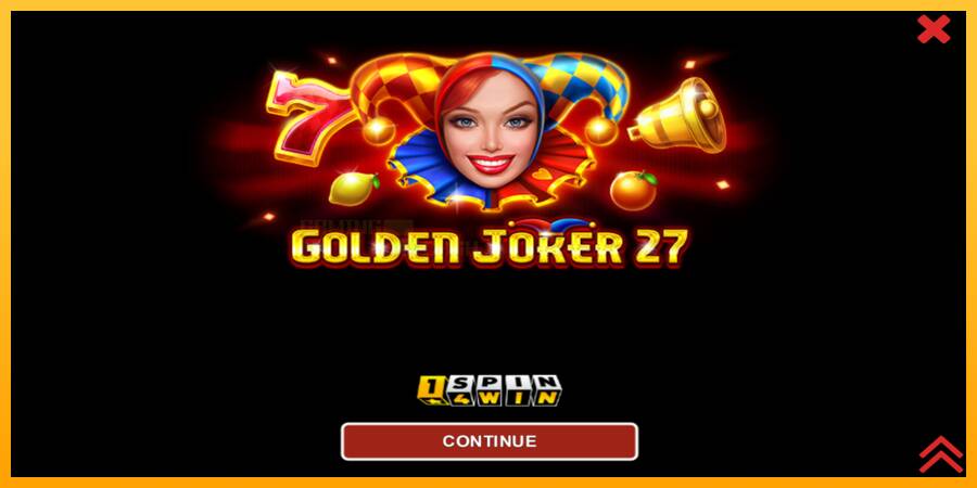 Golden Joker 27 Hold & Win игрална машина за пари, снимка 1