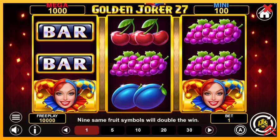 Golden Joker 27 Hold & Win игрална машина за пари, снимка 2