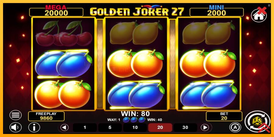 Golden Joker 27 Hold & Win игрална машина за пари, снимка 4