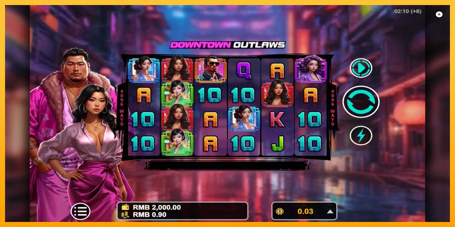 Downtown Outlaws игрална машина за пари, снимка 2