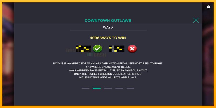 Downtown Outlaws игрална машина за пари, снимка 6