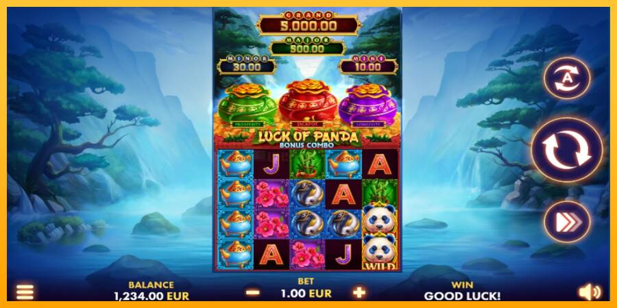 Luck of Panda Bonus Combo игрална машина за пари, снимка 1