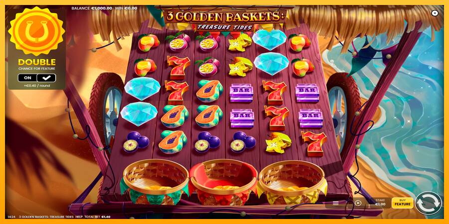 3 Golden Baskets: Treasure Tides игрална машина за пари, снимка 1