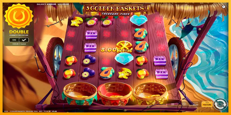 3 Golden Baskets: Treasure Tides игрална машина за пари, снимка 2