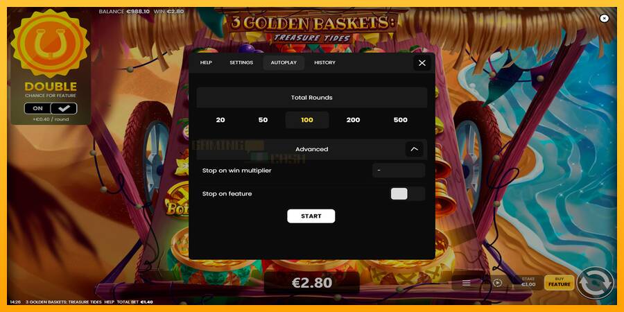 3 Golden Baskets: Treasure Tides игрална машина за пари, снимка 6