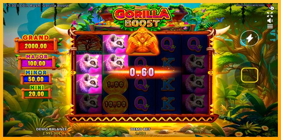 Coin Rush: Gorilla Boost игрална машина за пари, снимка 2