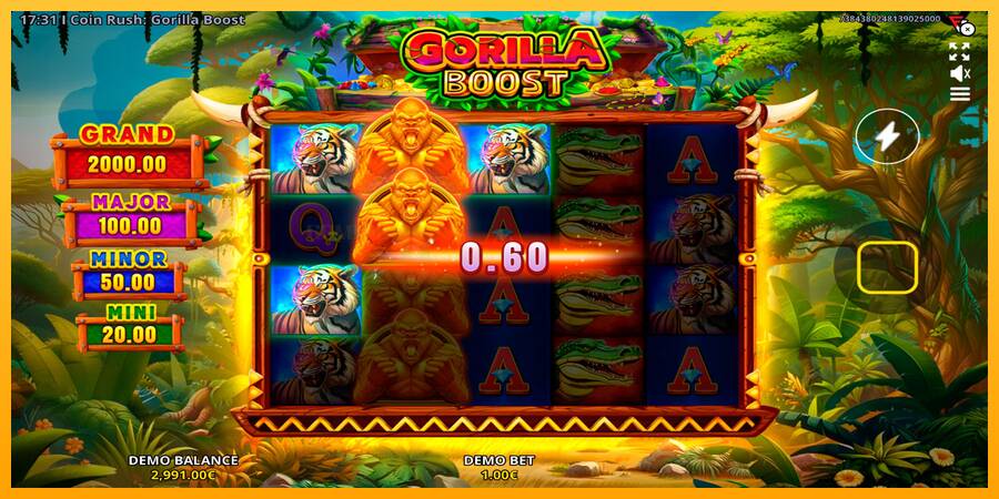 Coin Rush: Gorilla Boost игрална машина за пари, снимка 3