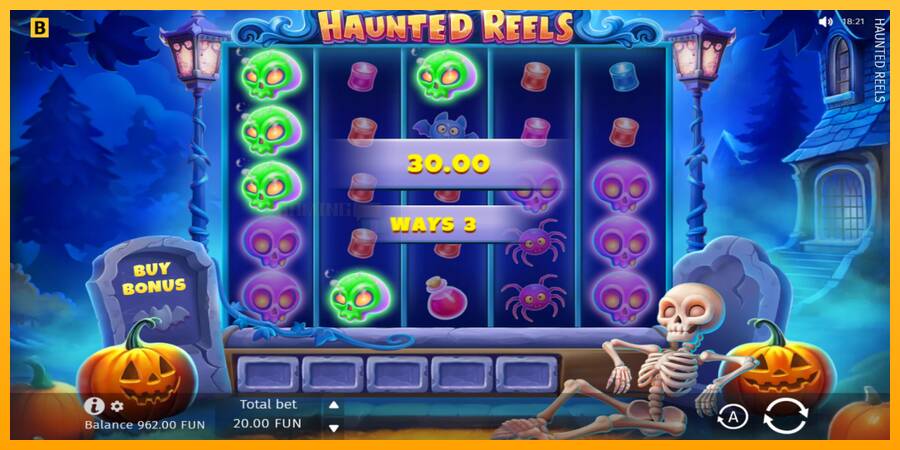 Haunted Reels игрална машина за пари, снимка 4