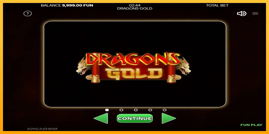 Dragons Gold игрална машина за пари, снимка 1