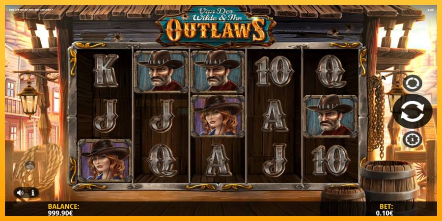 Van der Wilde and The Outlaws игрална машина за пари, снимка 2