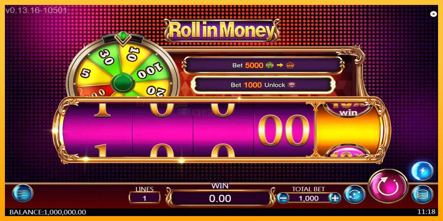 Roll in Money игрална машина за пари, снимка 2