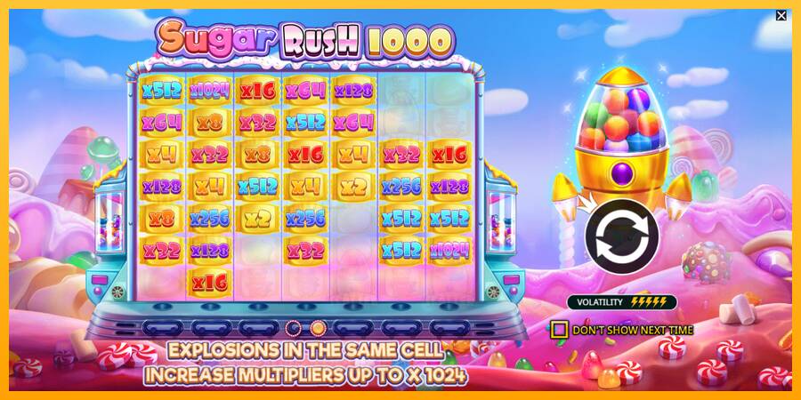 Sugar Rush 1000 игрална машина за пари, снимка 1