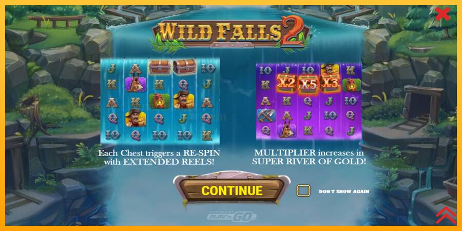 Wild Falls 2 игрална машина за пари, снимка 1