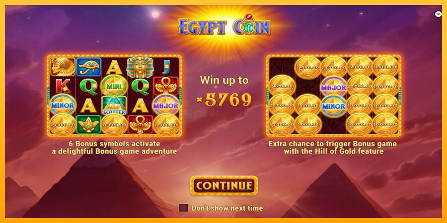 Egypt Coin игрална машина за пари, снимка 1