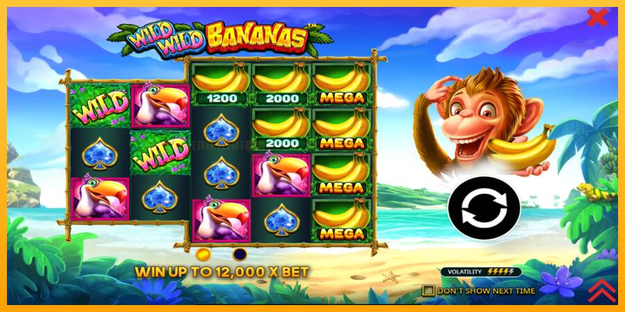 Wild Wild Bananas игрална машина за пари, снимка 1