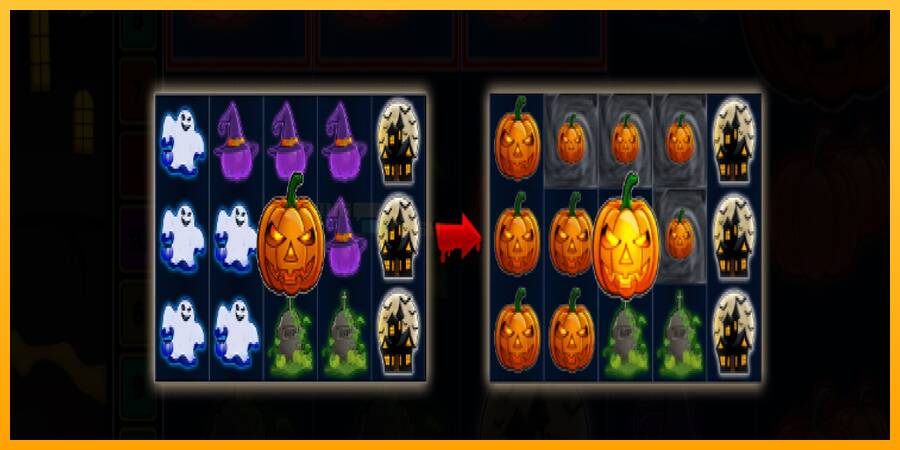 Pumpkin Horror игрална машина за пари, снимка 5