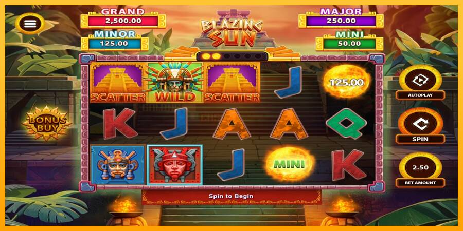 Blazing Sun игрална машина за пари, снимка 1